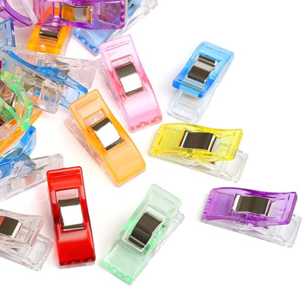 GWHOLE  108 piezas Clips de Costura Plástico de Colores para Costura, Pinzas para Coser Acolchado Manualidades Oficina - Image 4